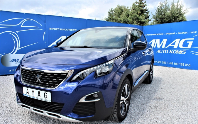 Peugeot 3008 cena 87500 przebieg: 83000, rok produkcji 2018 z Gostyń małe 466